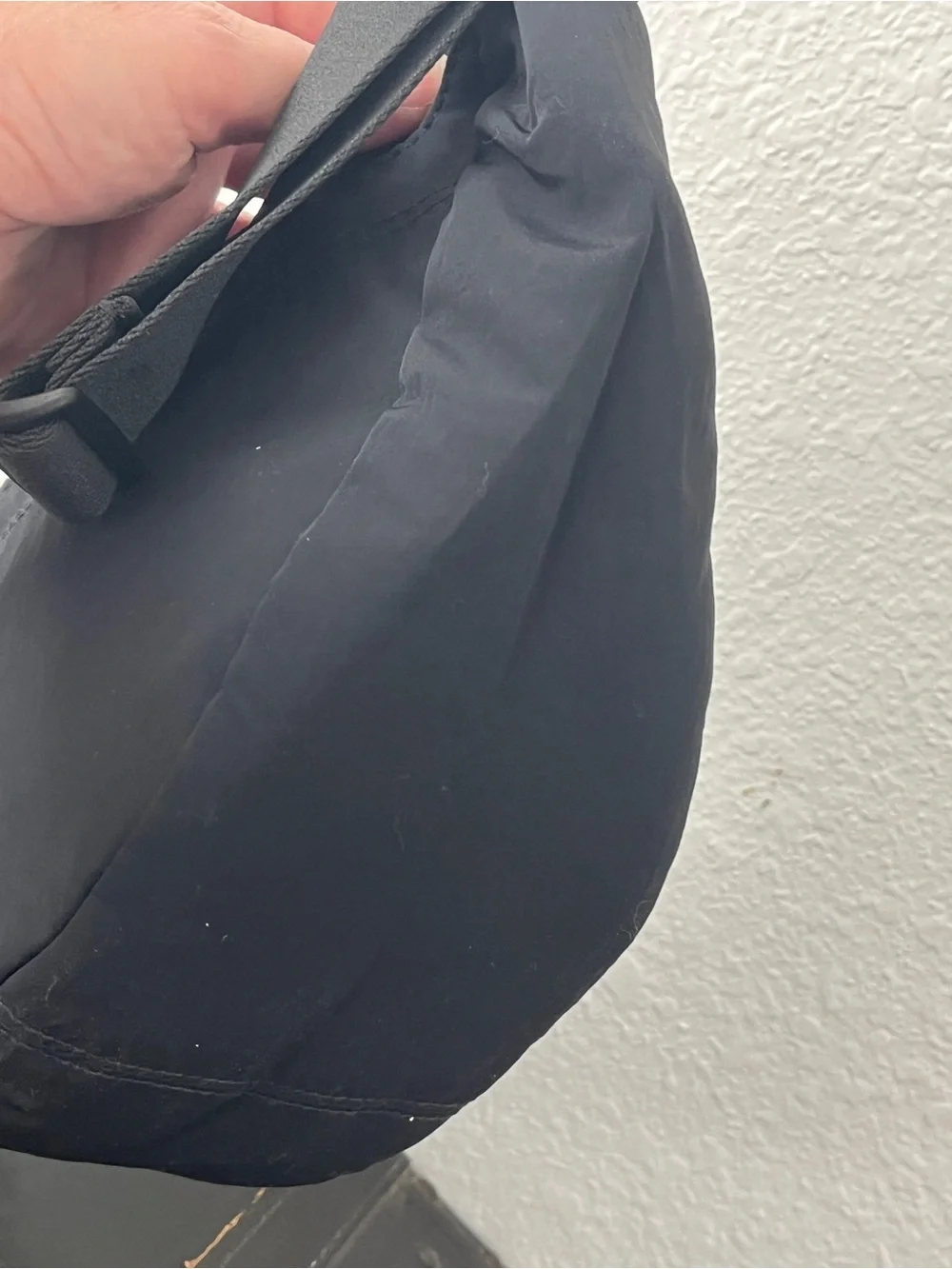 Black Gymshark Crossbody Sling Bag